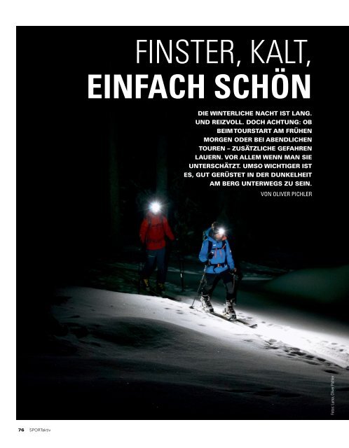 SPORTaktiv Skitourenguide 2019