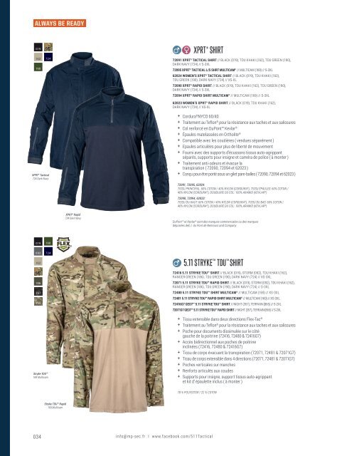 5.11 Tactical - Autumn/Winter - French Corporate