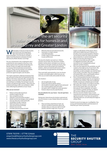 Surrey Homes | SH60 | October 2019 | Kitchen & Bathroom supplement inside