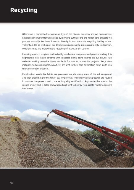 O'Dovovan Waste Disposal Ltd Brochure