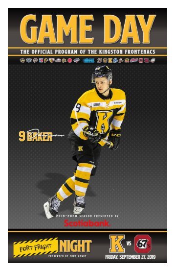 Kingston Frontenacs Game Day September 27, 2019