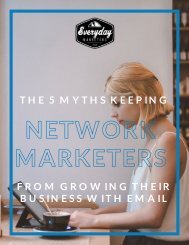 5 Myths Keeping Network Marketers From Growing Their Business With Email