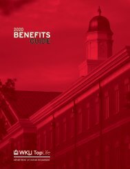 WKU 2020 Benefits Guide