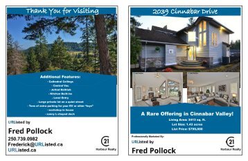 2039 Cinnabar Drive Brochure 8 page version