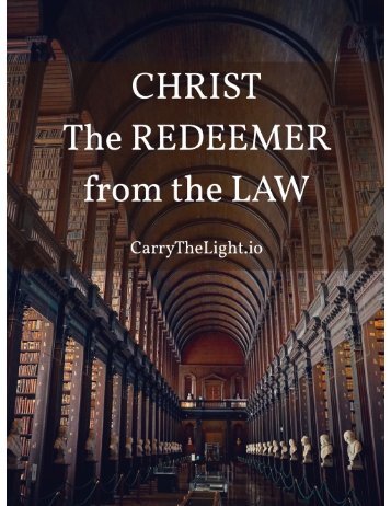 Christ the Redeemer From the Law