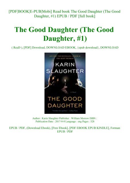 Read book The Good Daughter (The Good Daughter  #1) EPUB  PDF