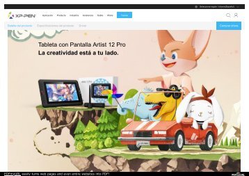 XP-Pen Artist 12 Pro Tableta gráfica Con pantalla de diseño barata y buena