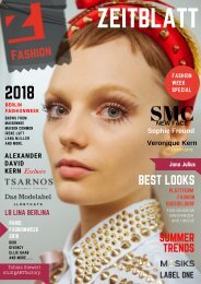 ZeitBlatt Fashion Magazin 2018