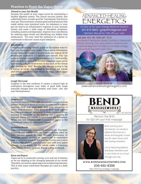 Bend Health Guide Issue 7 Fall/Winter 2019