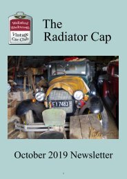 The Radiator Cap 