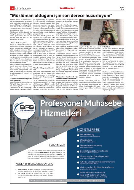 Yeni Hareket Gazetesi Eylül 2019 (Neue Bewegungszeitung September 2019)