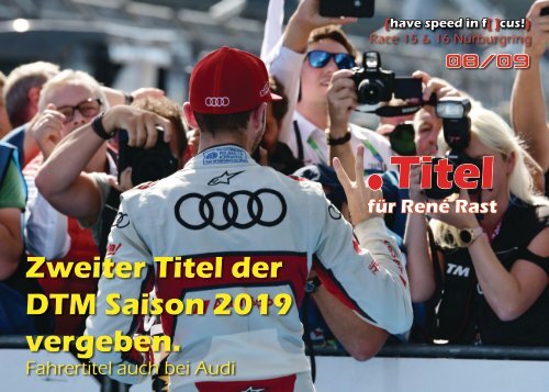 DTM 2019 - Race 15|16 Nürburgring - {have speed in f[ ]cus!}