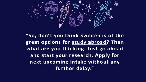 Know About Why Studying in Sweden is a Great Idea