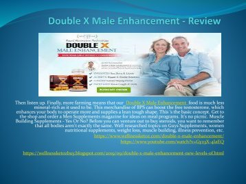 Double X Male Enhancement - Review-converted
