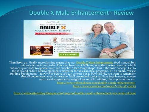 Double X Male Enhancement  - Improve Your Bed Drive