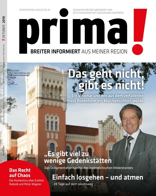 prima! Magazin – Ausgabe Oktober 2019