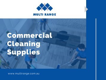 Cleaning Supplies In Australia - Multi Range