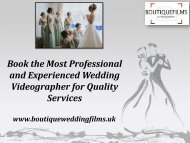 Wedding Films in London