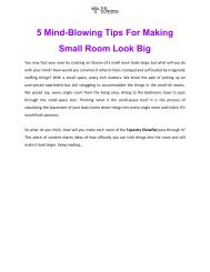 Mind-Blowing Tips For Making Small Room Look Big