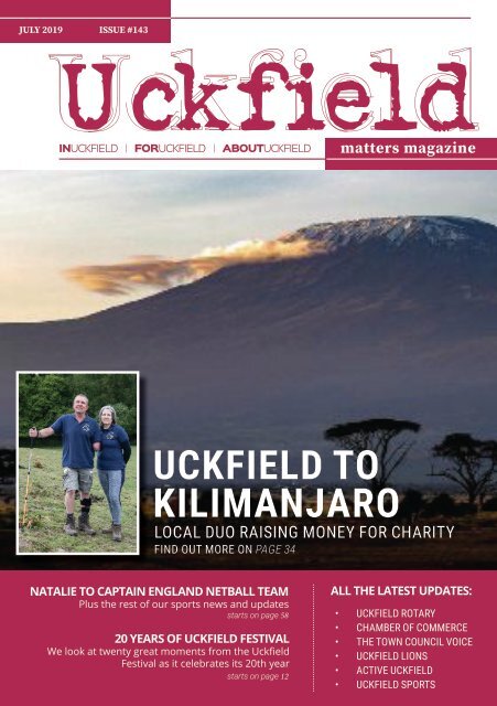 Uckfield Matters Magazine - July 19 #143