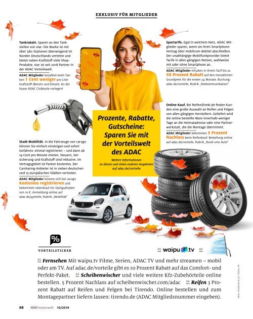 ADAC Motorwelt Oktober 2019