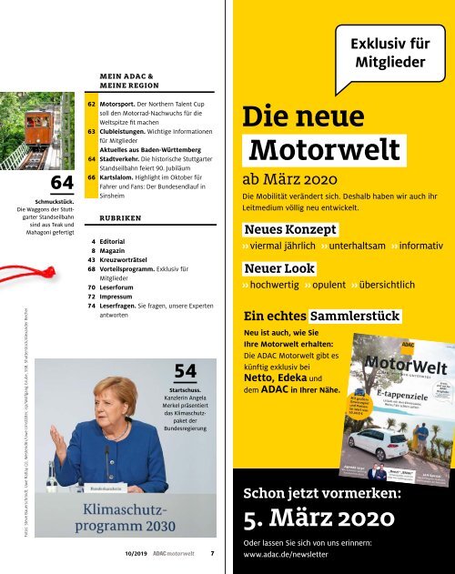 ADAC Motorwelt Oktober 2019