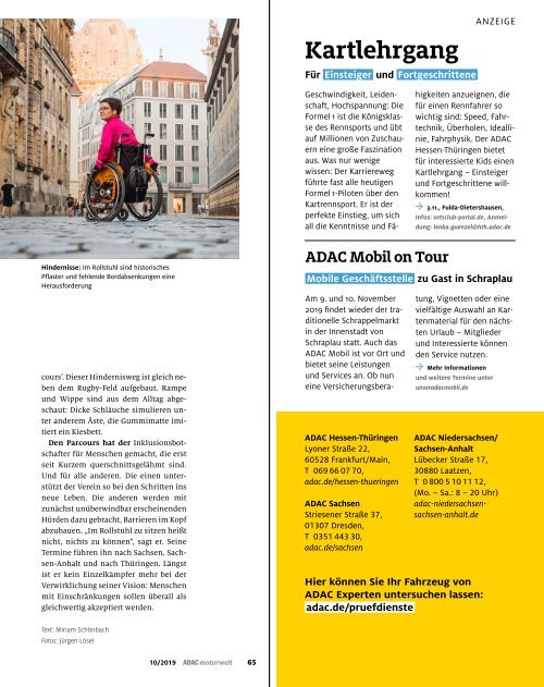 ADAC Motorwelt Oktober 2019