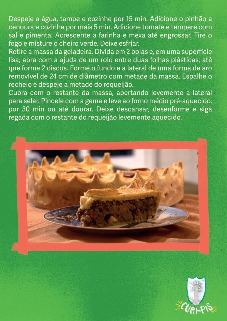 Livro de receitas Pinhão - CuriPIS 