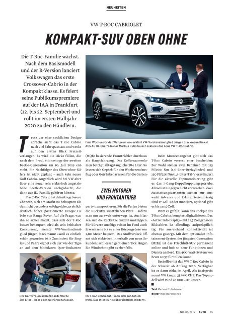 ACS Automobilclub - Ausgabe 05/2019