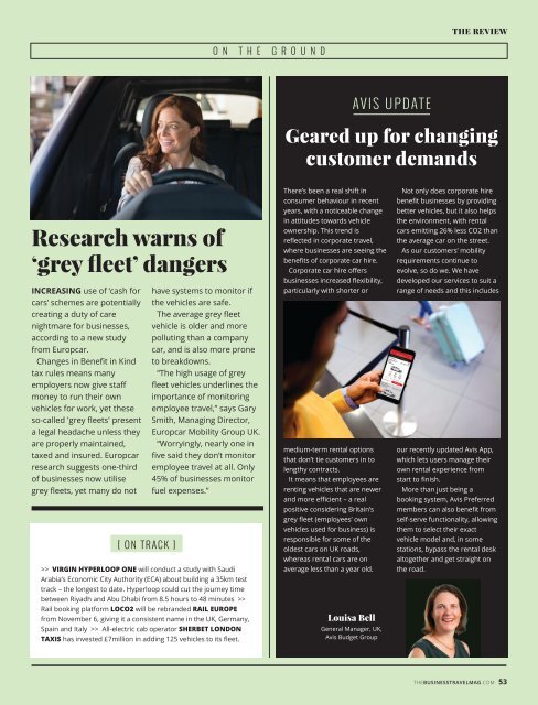 The Business Travel Magazine Oct/Nov 2019