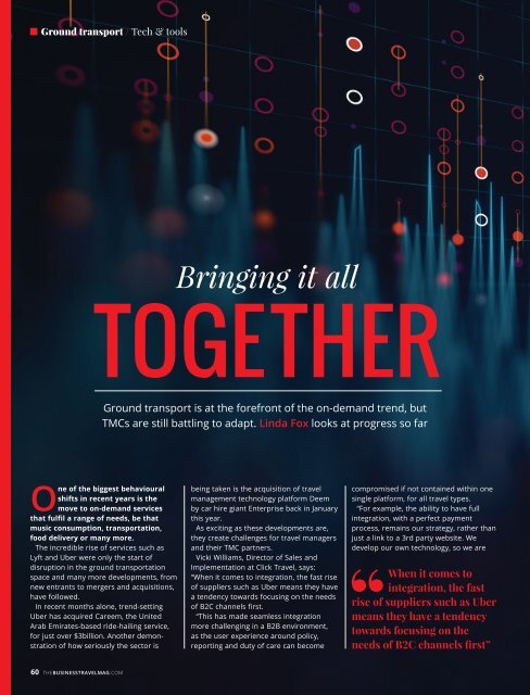 The Business Travel Magazine Oct/Nov 2019