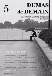 Dumas de Demain: The French Literary Magazine   Volume 5