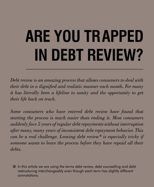 Debtfree Magazine September 2019