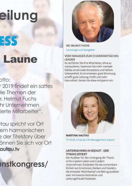 Sabine Oberhardt Menschencode Profiling Mind Change Award im Orhideal IMAGE Magazin - Oktober 2019