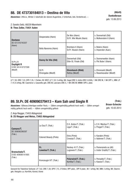 Landesstutenschau Weilheim/Teck am 3. Oktober 2019