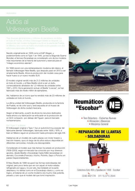 Revista Las Hojas Octubre 