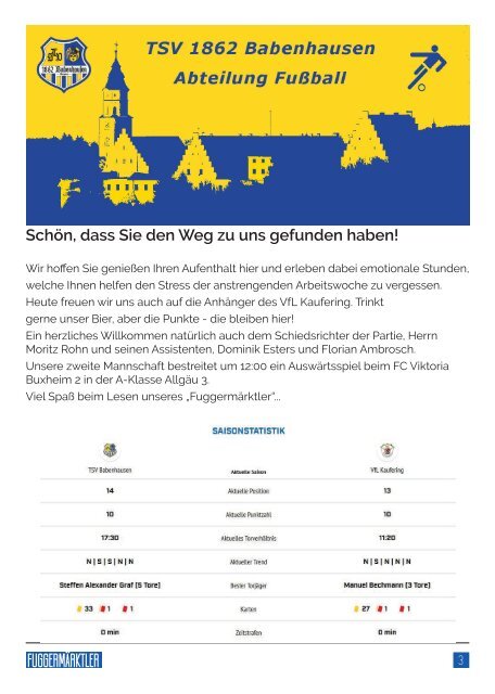 20191005 Fuggermärktler TSV 1862 Babenhausen – VfL Kaufering