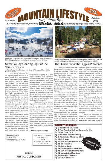 October 2019 Mountain Lifestyle-Running Springs edition