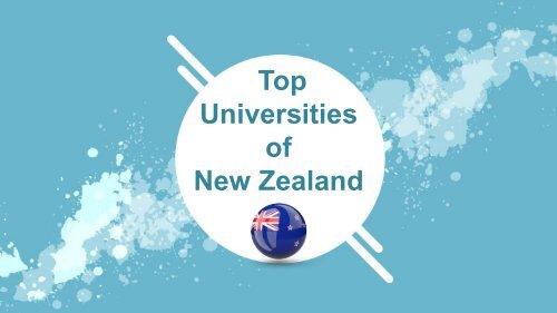 Are you planning to study in New Zealand?
