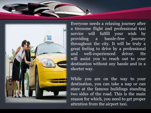 Get Hassle Free Services For Pearson Airport Taxi Within A Budget