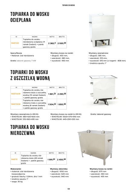 LYSON - Katalog Sprzętu Pszczelarskiego 2019 e2