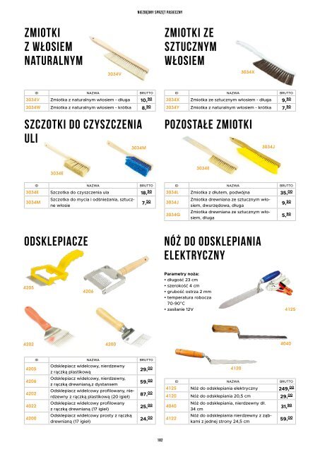 LYSON - Katalog Sprzętu Pszczelarskiego 2019 e2