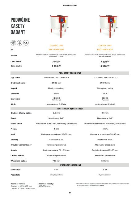 LYSON - Katalog Sprzętu Pszczelarskiego 2019 e2