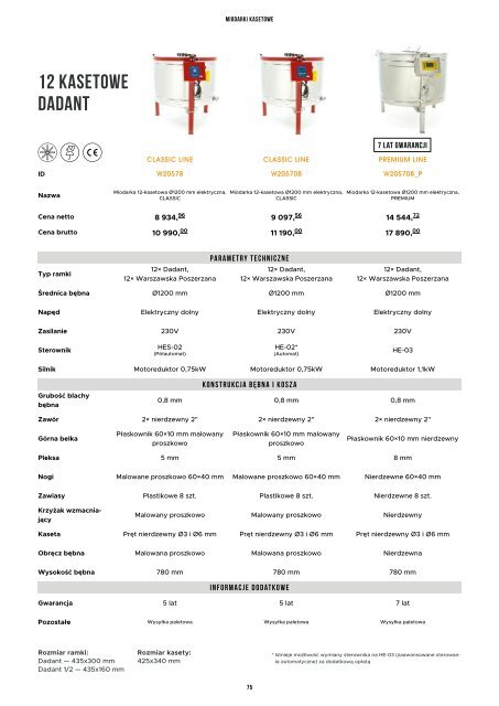 LYSON - Katalog Sprzętu Pszczelarskiego 2019 e2