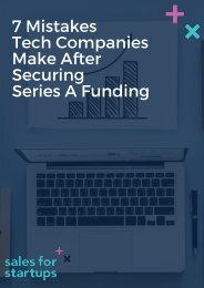 7 Mistakes Tech Companies Make After Securing Series A Funding (2)