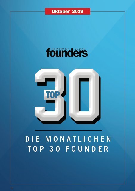 founders Magazin Ausgabe 6