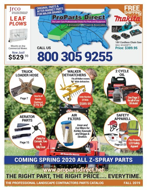 2019 Fall Proparts catalog