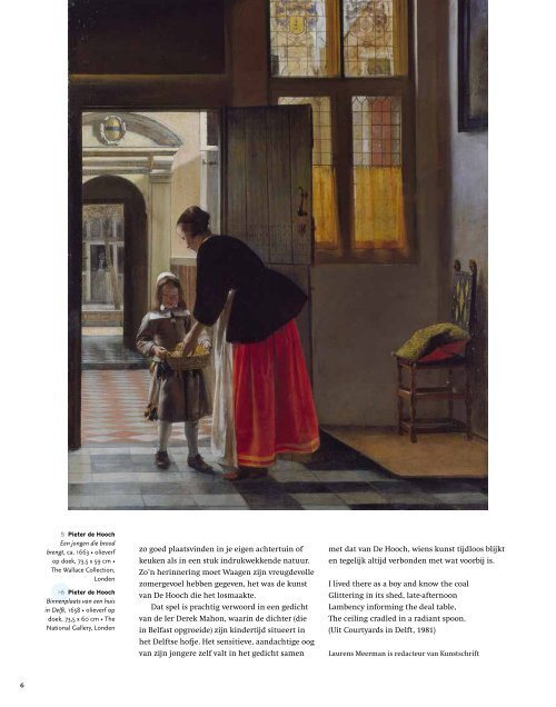 Kunstschrift #5 (2019) Pieter de Hooch