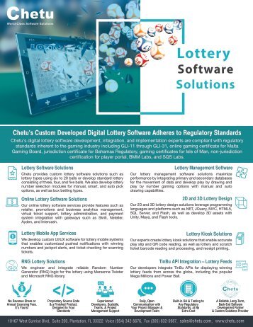 Lottery Software Solutions