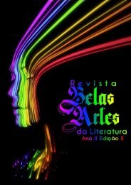 REVISTA BELAS ARTES DA LITERATURA 